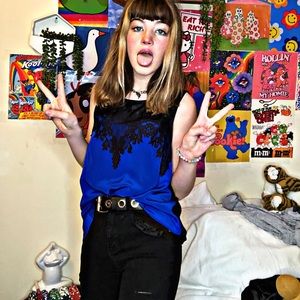 Blue Lacy top!